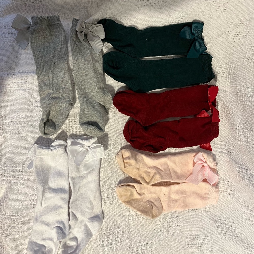 0-6 months sock and tights bundle